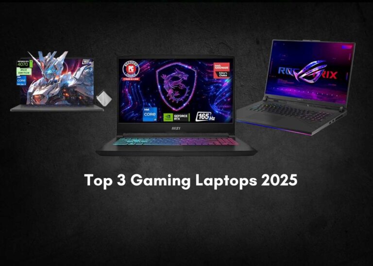 top 3 gaming laptops