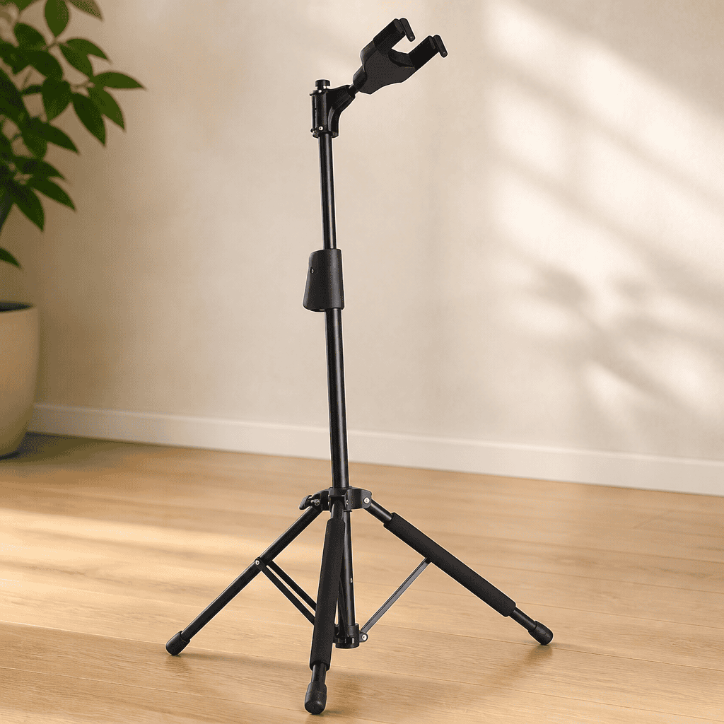 Best Guitar Stands Sondery Guitar Stand for Any Guitar, Bass with Any finish, Foldable Adjustable Auto-locking Tripod Floor Stand