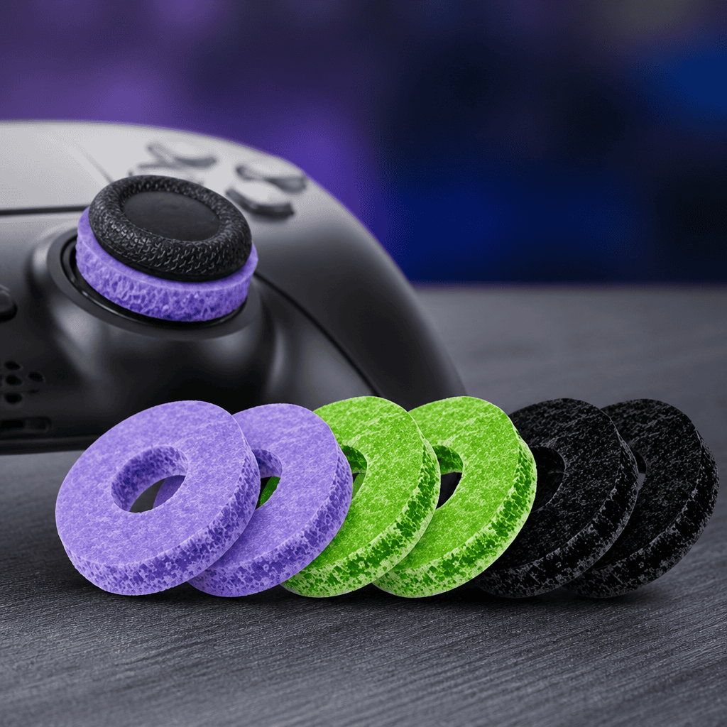 Best Controller Precision Rings KontrolFreek Precision Rings | Aim Assist Motion Control for PlayStation 4 (PS4), PS5, Xbox One, XBX, Switch Pro & Scuf Controller (Black/Purple/Green)