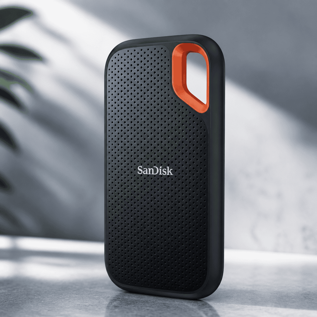 Best External Drives SANDISK 2TB Extreme Portable SSD (Old Model) - Up to 1050MB/s, USB-C, USB 3.2 Gen 2, IP65 Water and Dust Resistance, Updated Firmware - External Solid State Drive - SDSSDE61-2T00-G25