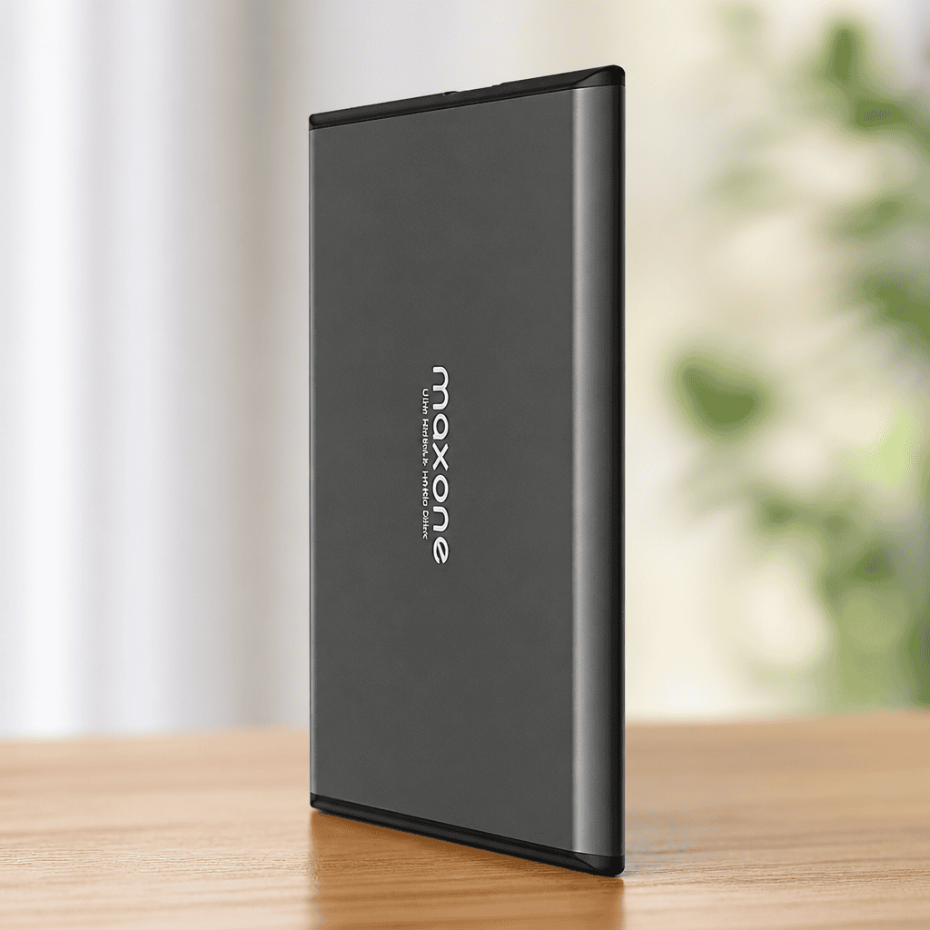 Best External Drives Maxone 500GB Ultra Slim Portable External Hard Drive HDD USB 3.0 Compatible with PC, Laptop, Charcoal Grey